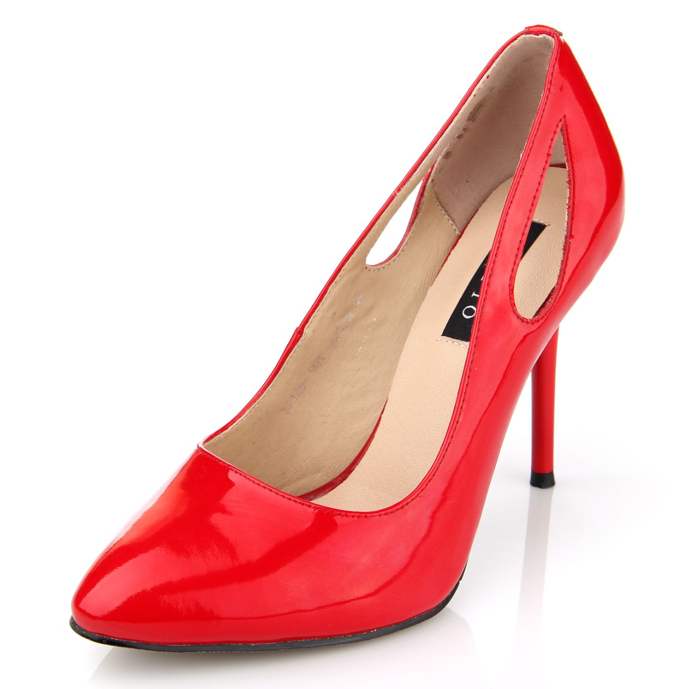 Оригинальные женские красные туфли